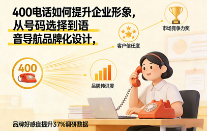 400电话如何提升企业形象？从号码选择到语音导航的品牌化设计