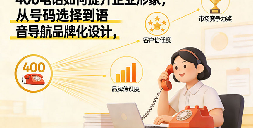 400电话如何提升企业形象？从号码选择到语音导航的品牌化设计