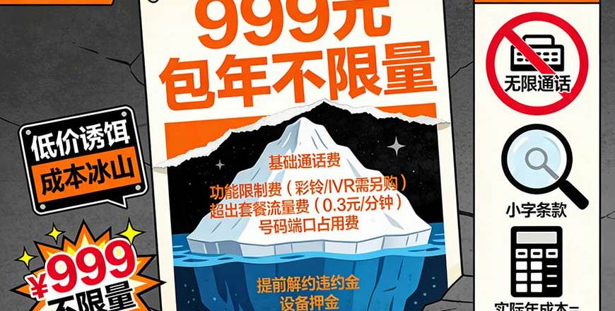 警惕400电话“包年不限量”骗局：低价背后的隐藏成本揭秘