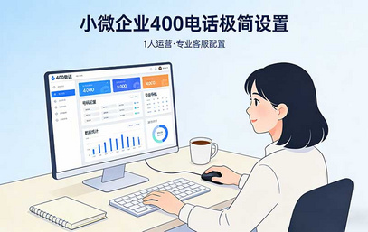 小微企业400电话极简设置：1人运营也能搞定的专业客服配置