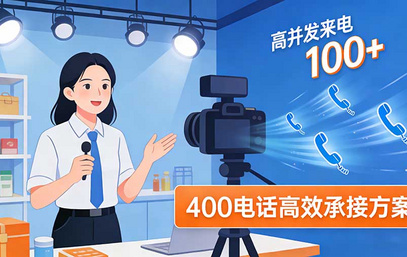 直播带货400电话配置：高并发来电承接方案