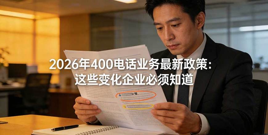 2026年400电话业务最新政策：这些变化企业必须知道