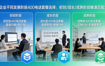 企业不同发展阶段400电话套餐选择：初创/成长/成熟阶段精准匹配
