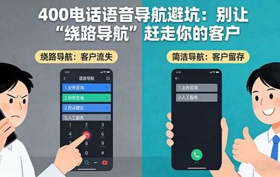 400电话语音导航避坑：别让 “绕路导航” 赶走你的客户