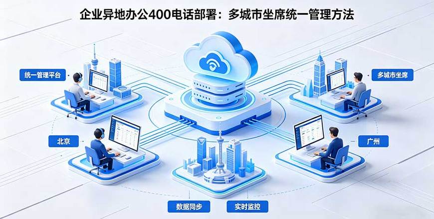 企业异地办公400电话部署：多城市坐席统一管理方法