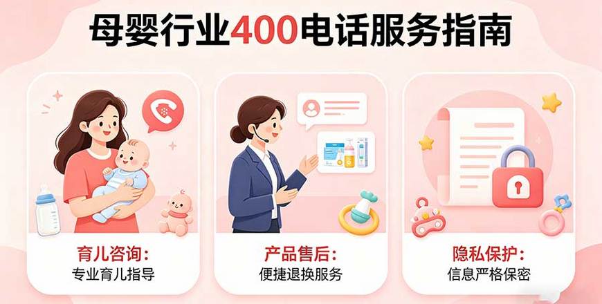 母婴行业400电话：育儿咨询/产品售后/隐私保护注意事项