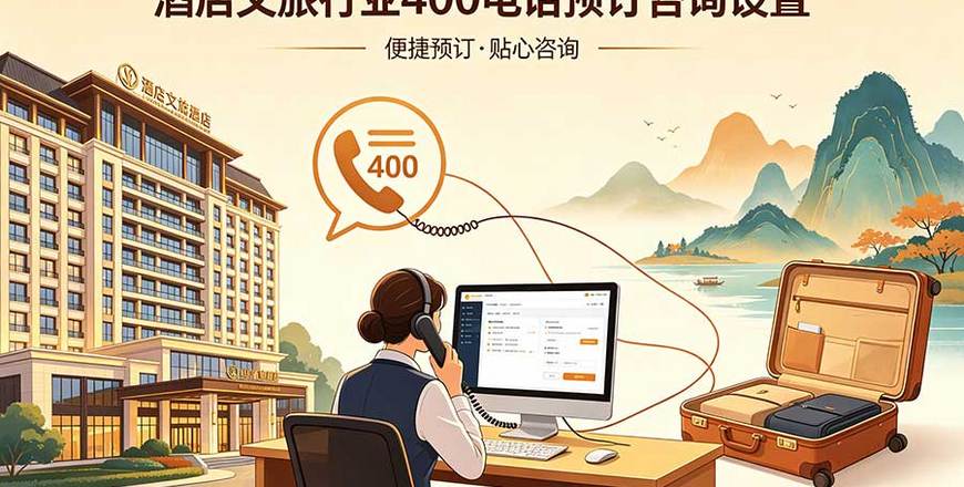 酒店文旅行业400电话预订咨询设置