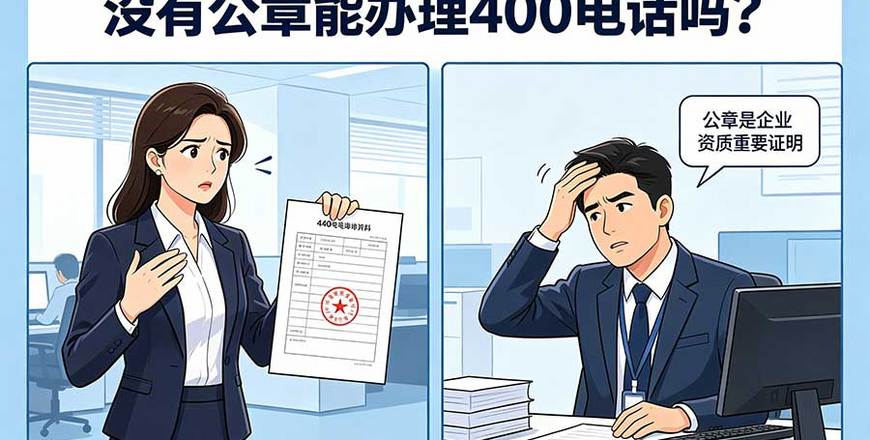 没有公章能办理400电话吗？