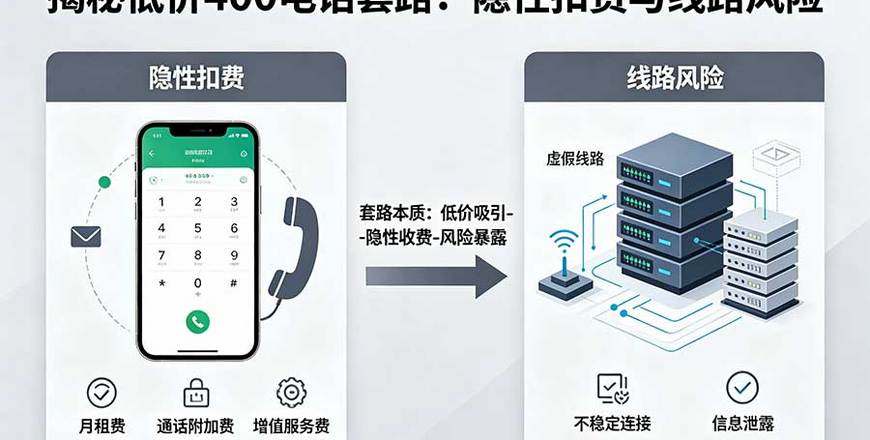 揭秘低价400电话套路：隐性扣费与线路风险