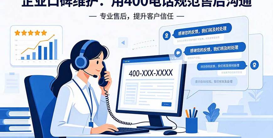 企业口碑维护：用400电话规范售后沟通