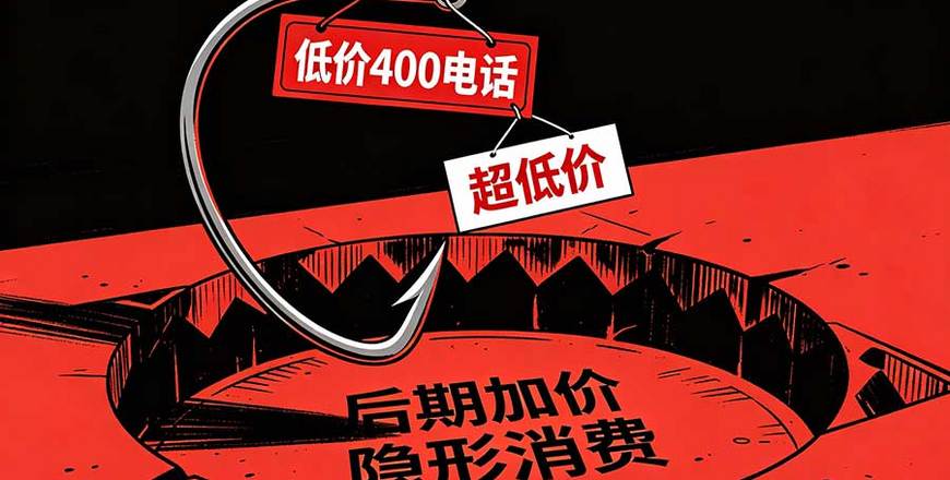 警惕低价400电话后期强制加价套路