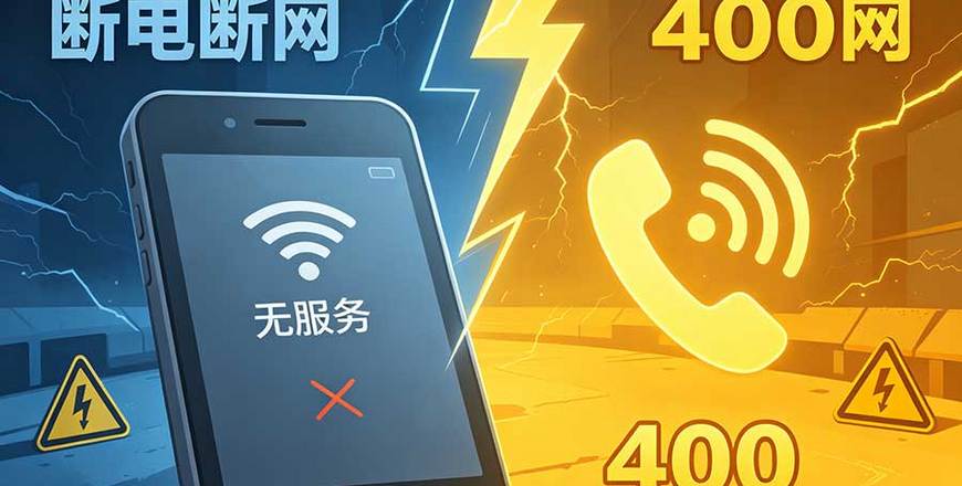 断电断网时，400电话还能正常使用吗？